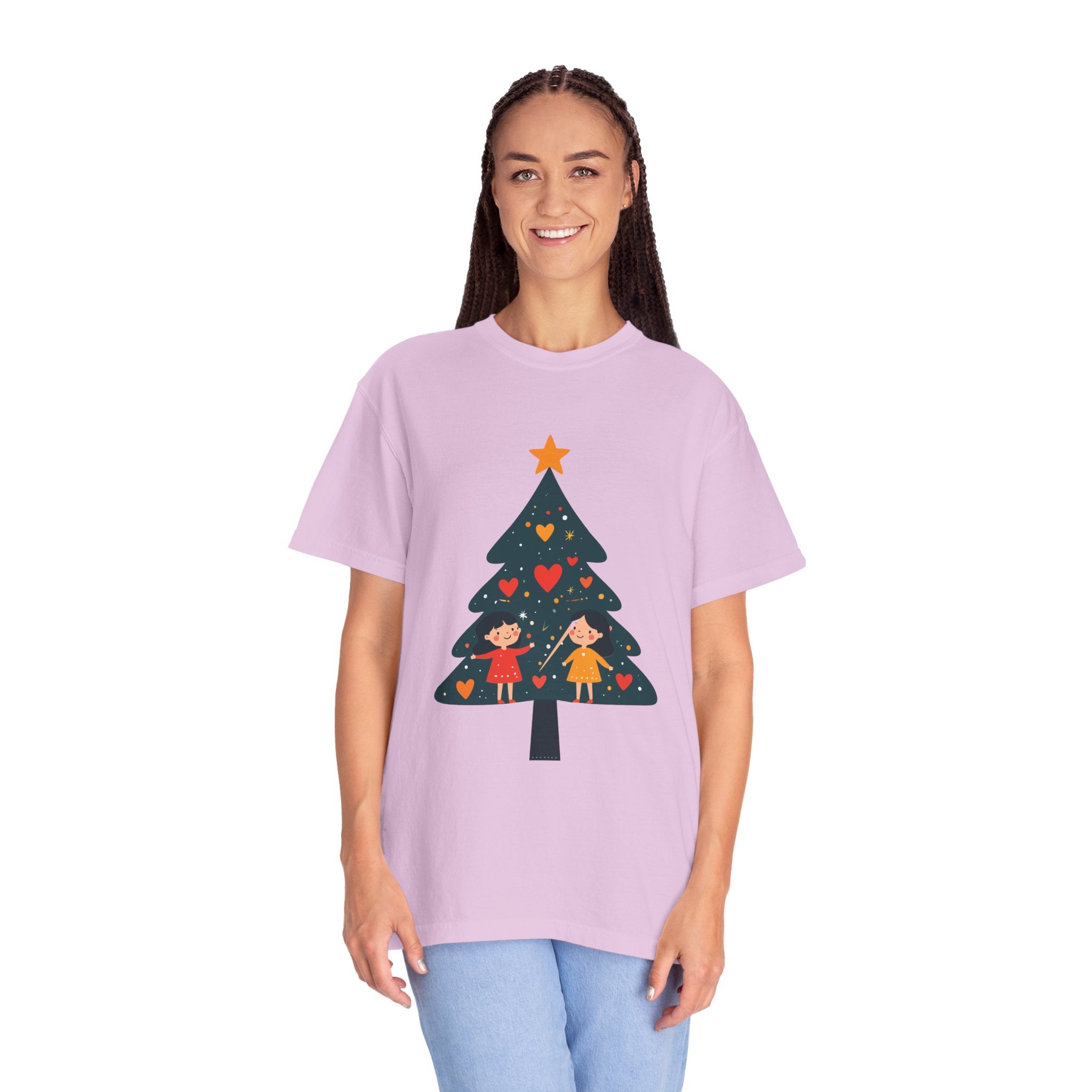 Christmas Tree Kids Graphic T-Shirt — Holiday Family Tee