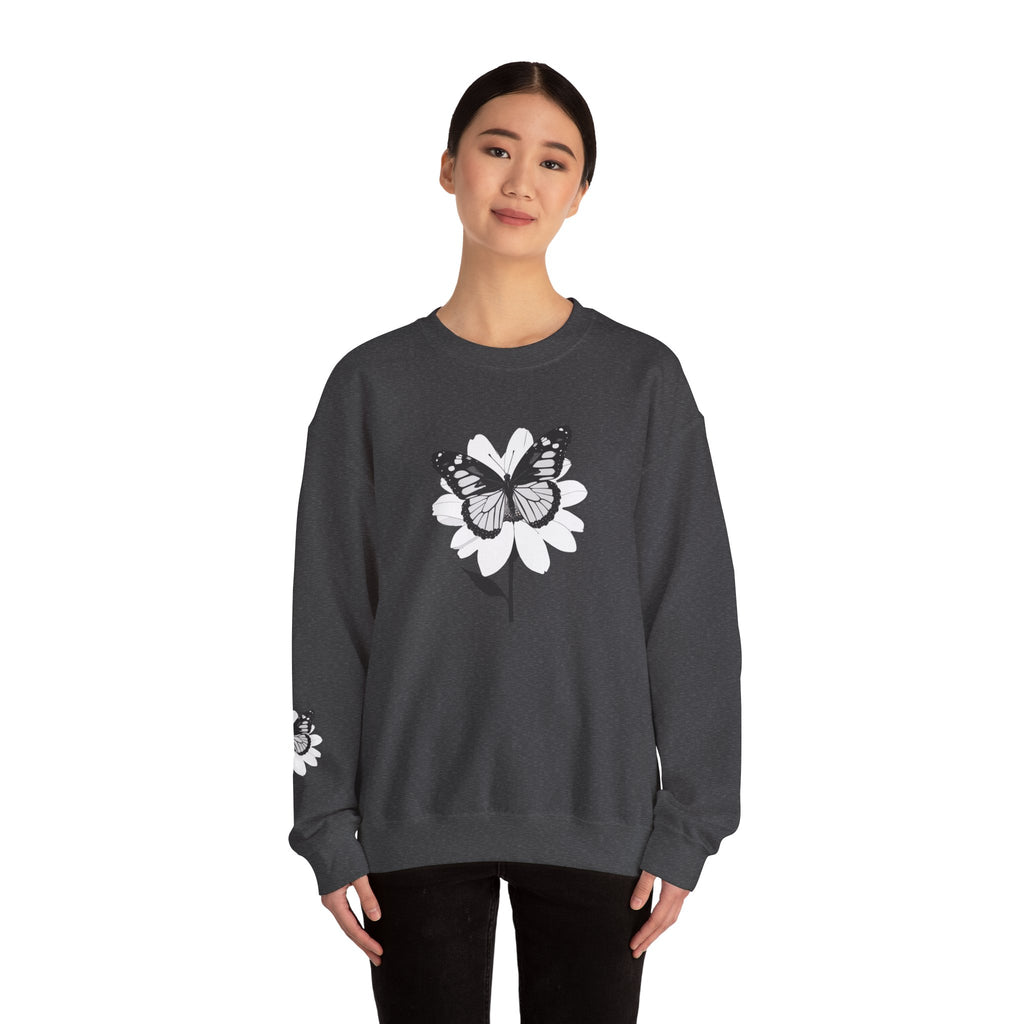 Butterfly Bloom Crewneck Sweatshirt Quiet Poise Edition