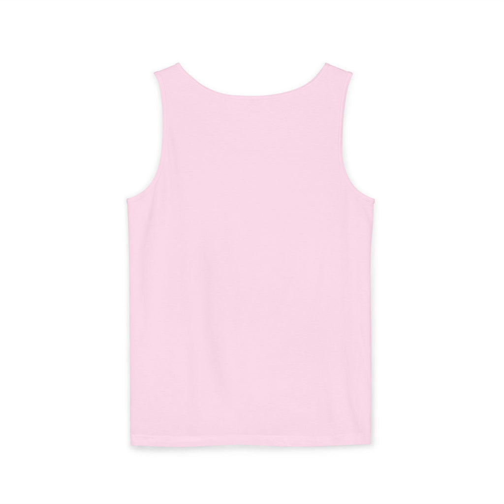 Heart Profile Tank Top — Minimal Feminine Love Graphic