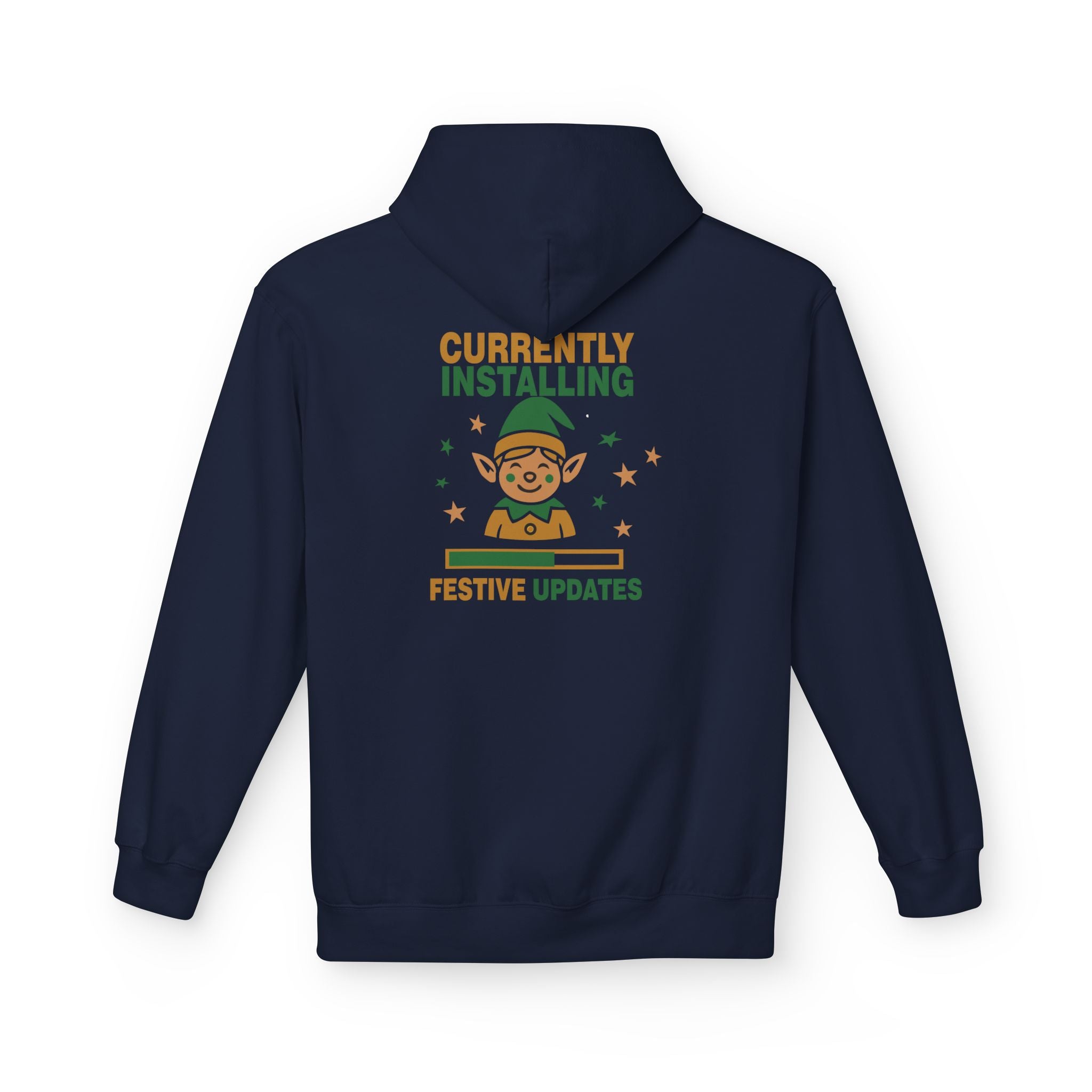 Holiday Hoodie "Currently Installing Festive Updates" Gingerbread Sweatshirt