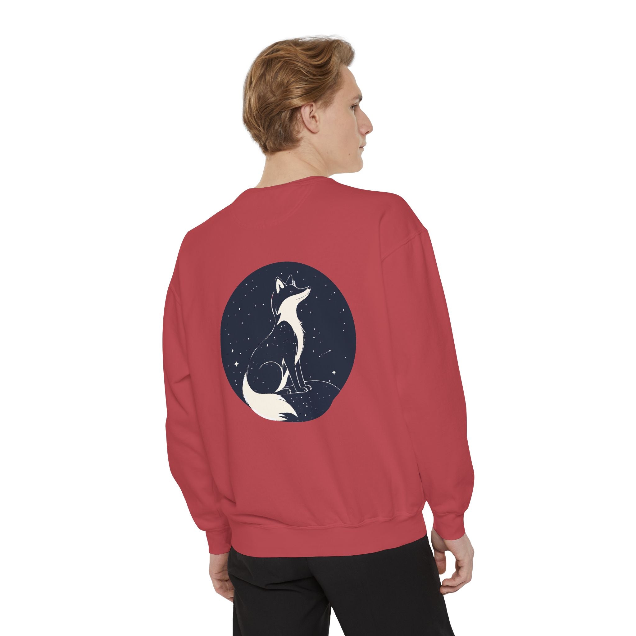 Fox Moon Sweatshirt Vintage Celestial Fox Crewneck