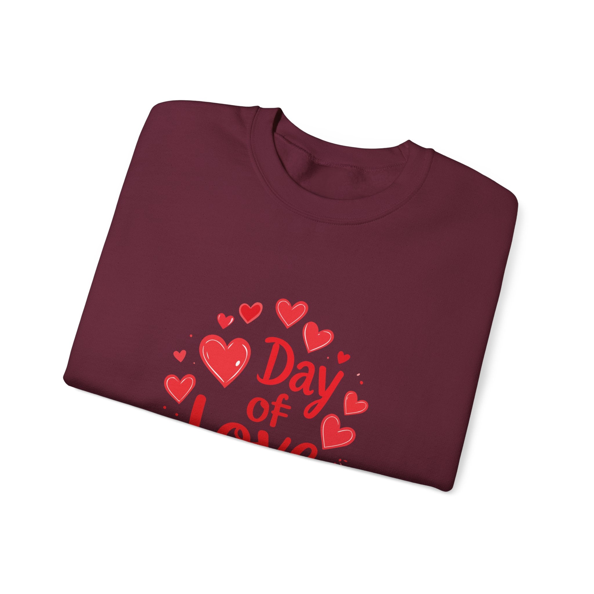 Christmas and Valentine "Day of Love" Crewneck Sweatshirt