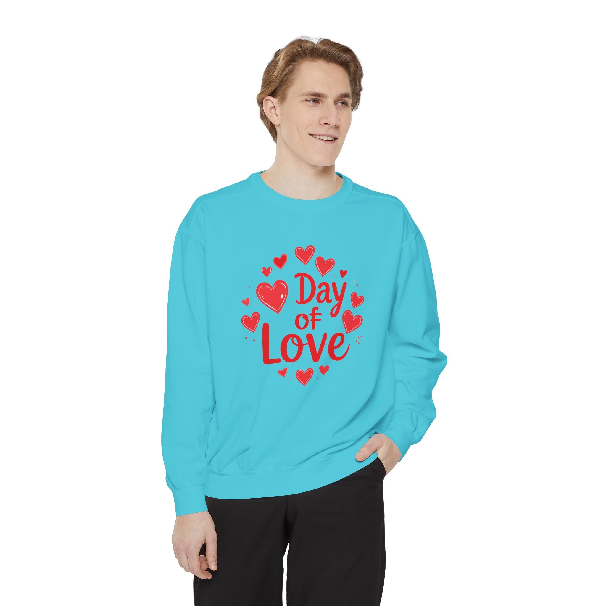 Heart Day Unisex Sweatshirt - Day of Love Design
