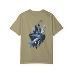 Floating Haunted Castle T‑Shirt Spooky Gothic Fantasy Tee