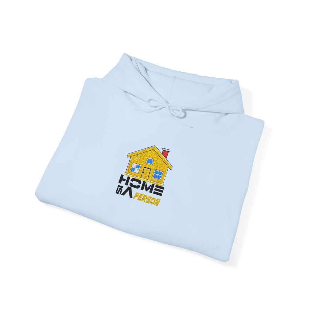 Home is Where the Paw Is Hoodie Cute Yellow Dog Shelter Rescue Sweatshirt