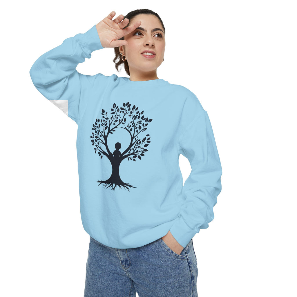 Tree of Life Sweatshirt Yoga Meditation Spiritual Crewneck
