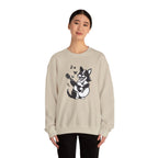 Corgi Playing Guitar Sweatshirt Cute Musical Dog Crewneck