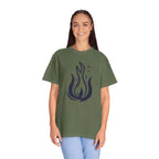 Flame Emblem T-Shirt Minimal Fire Graphic Tee