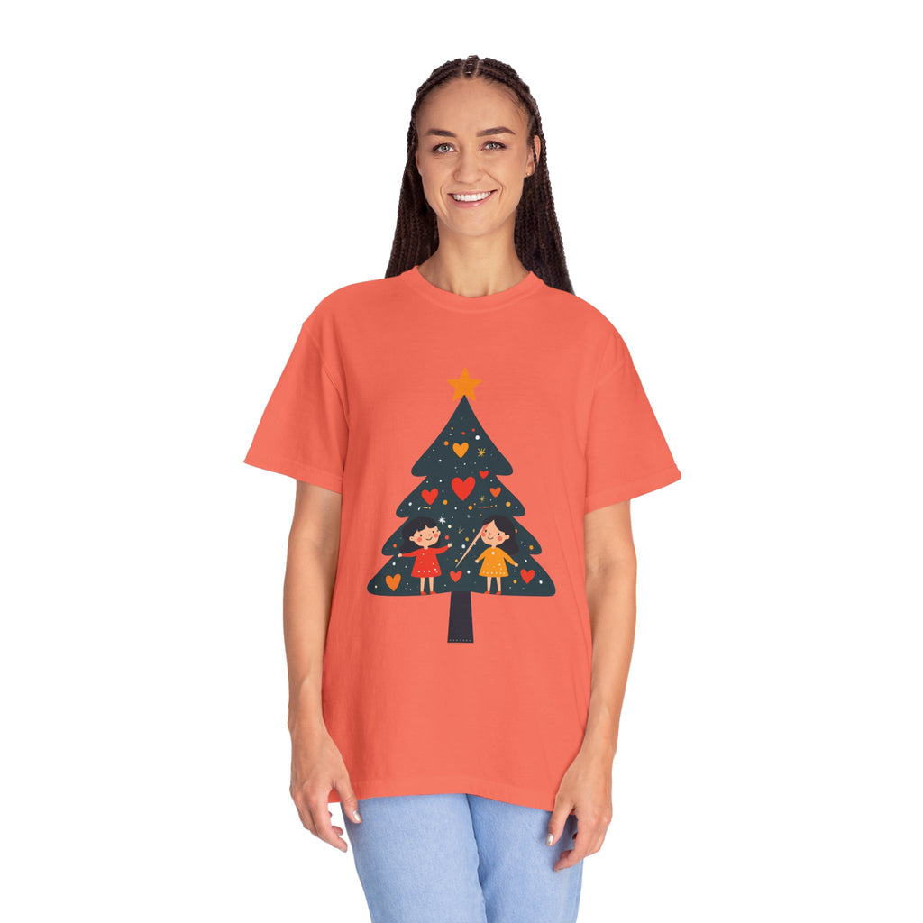 Christmas Tree Kids Graphic T-Shirt — Holiday Family Tee