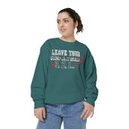 Leave Your Comfort Zone Sweatshirt "3, 2, 1" Motivational Crewneck