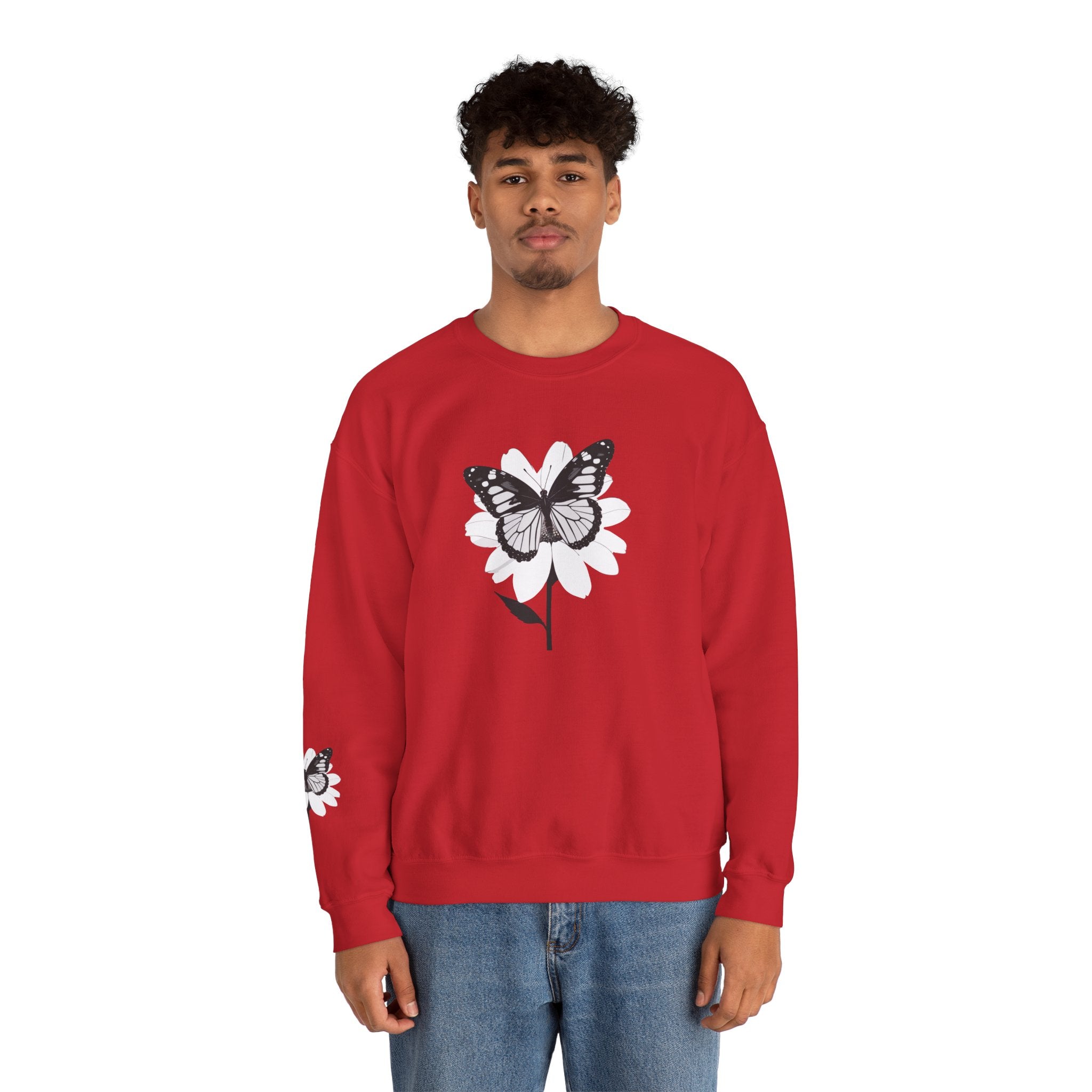 Butterfly Bloom Crewneck Sweatshirt Quiet Poise Edition