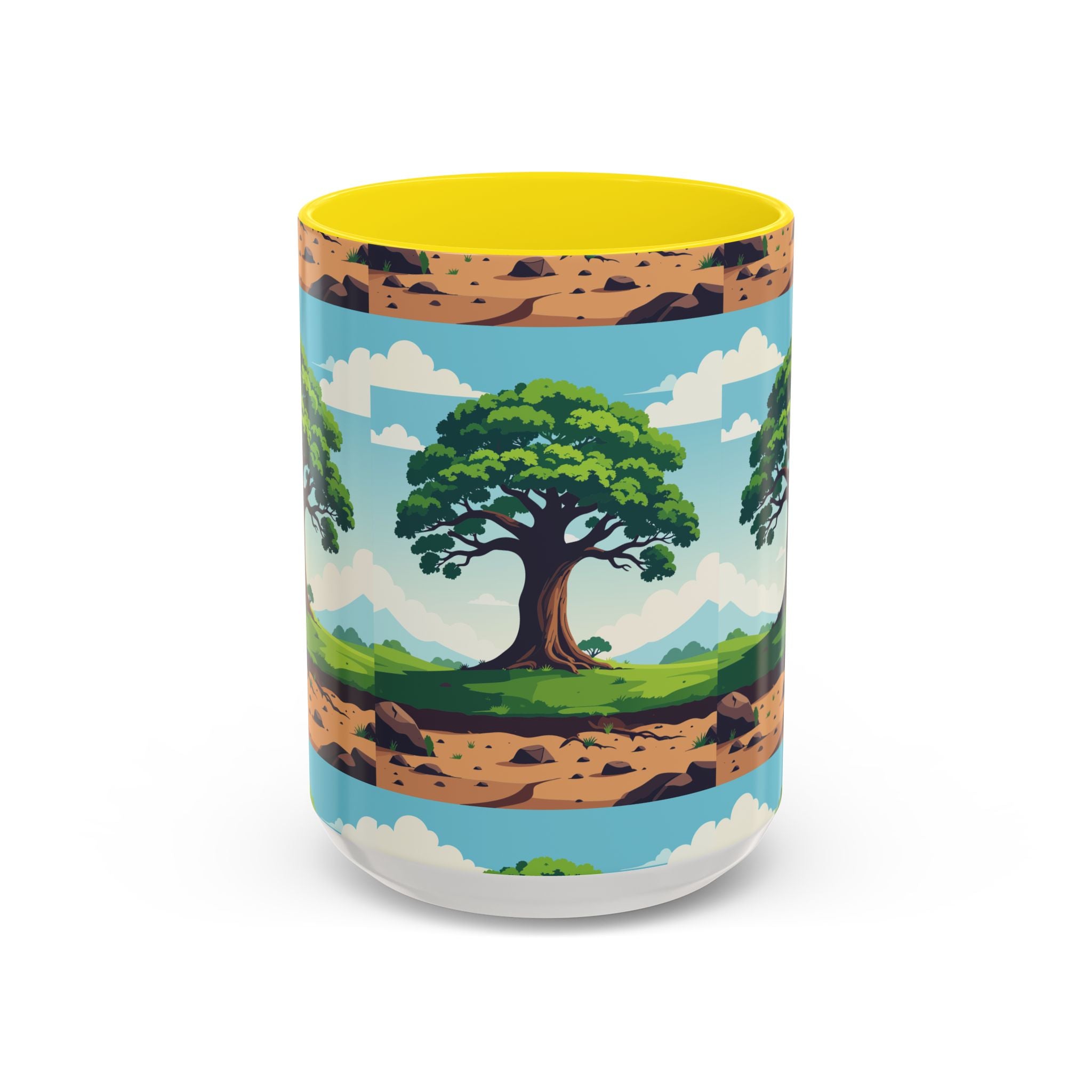 Oak Tree Scenic Accent Coffee Mug Nature Landscape 11/15oz