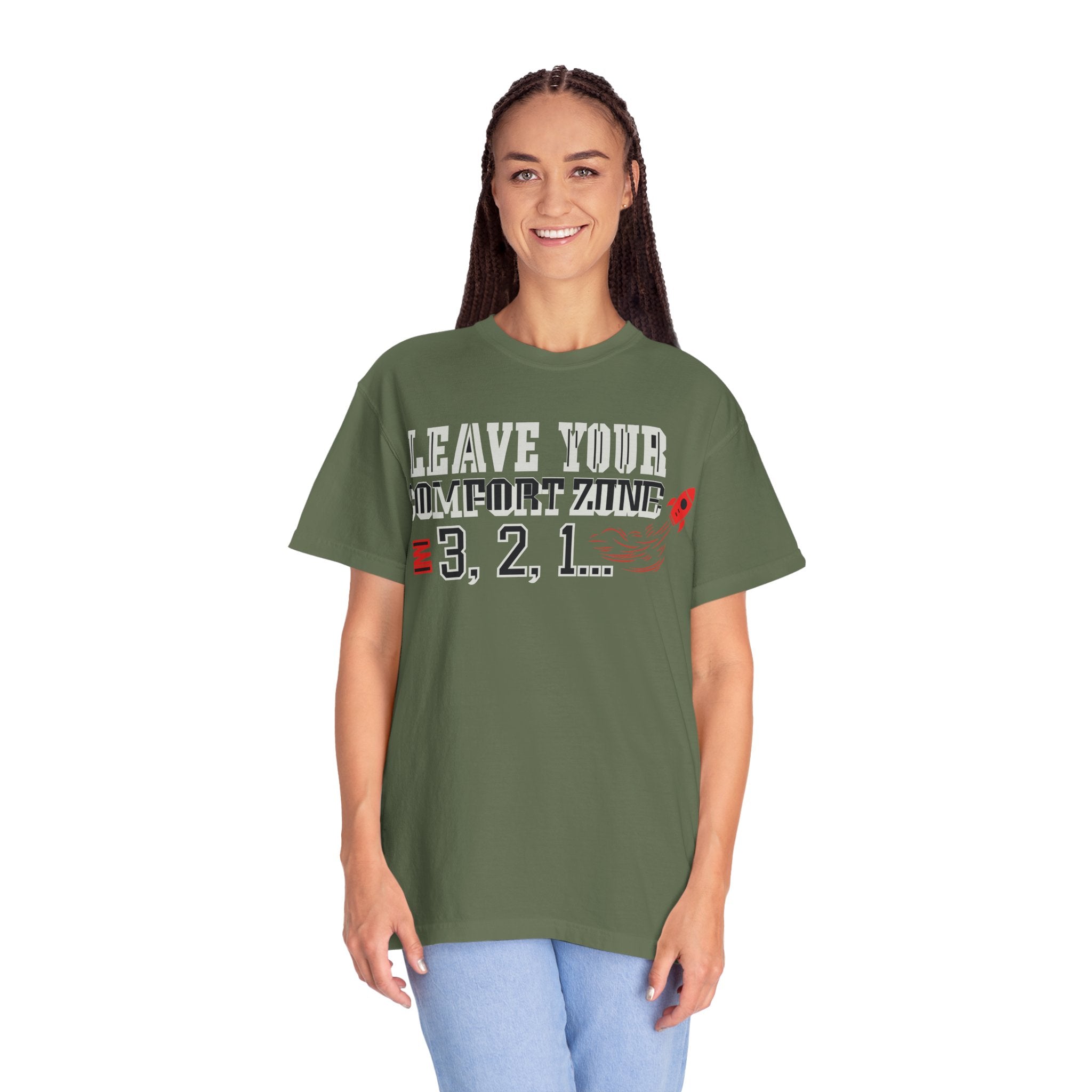 Leave Your Comfort Zone 3,2,1 T-Shirt New Design