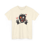 Monster Face T-Shirt Scary Creepy Graphic Tee (Halloween)