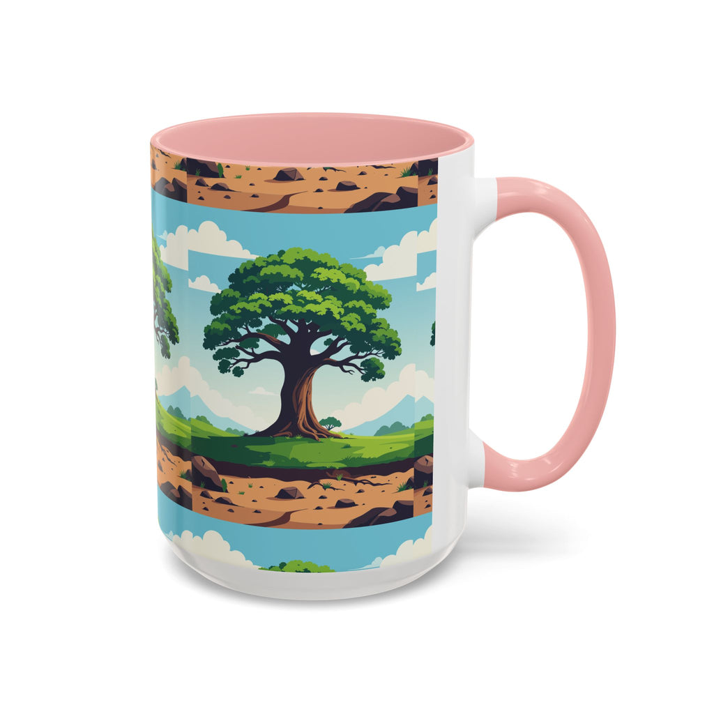 Oak Tree Scenic Accent Coffee Mug Nature Landscape 11/15oz