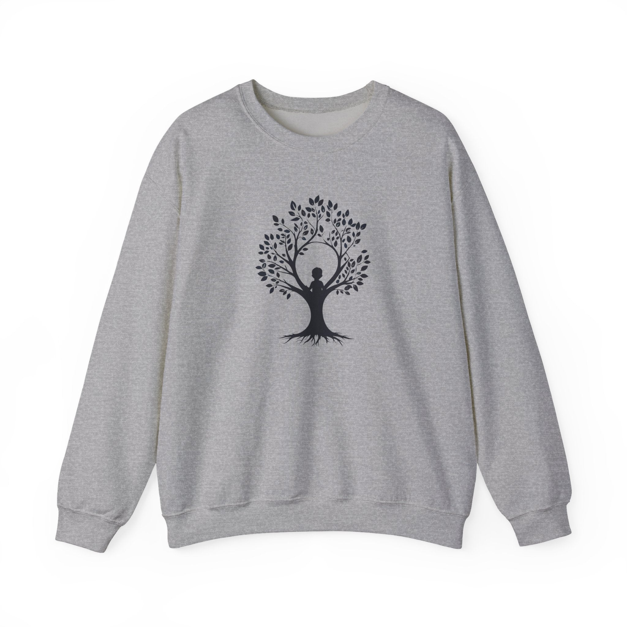 Crewneck Sweatshirt Tree of Life Yoga Silhouette