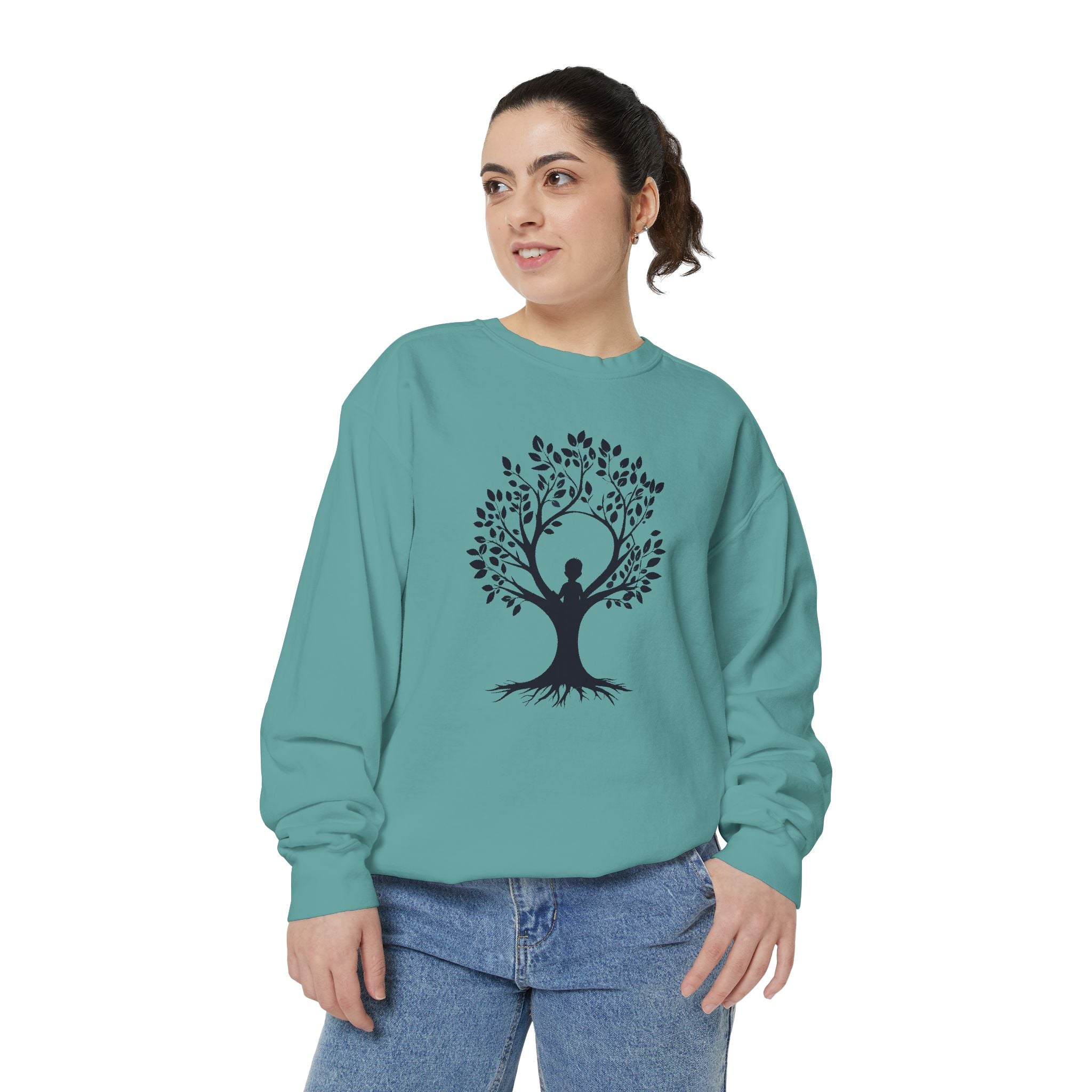 Tree of Life Sweatshirt Yoga Meditation Spiritual Crewneck