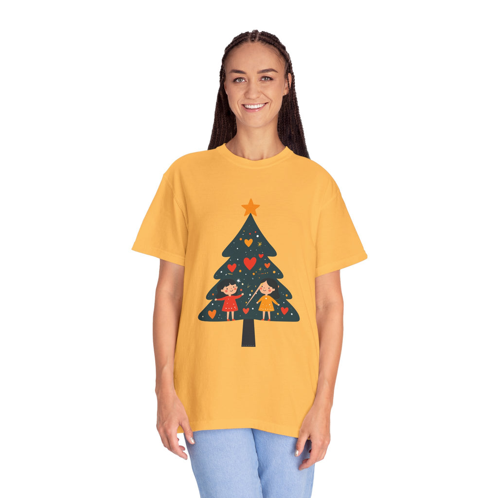 Christmas Tree Kids Graphic T-Shirt — Holiday Family Tee
