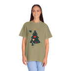 Christmas Tree Hearts T-Shirt — Cute Holiday Tree with Hearts Graphic
