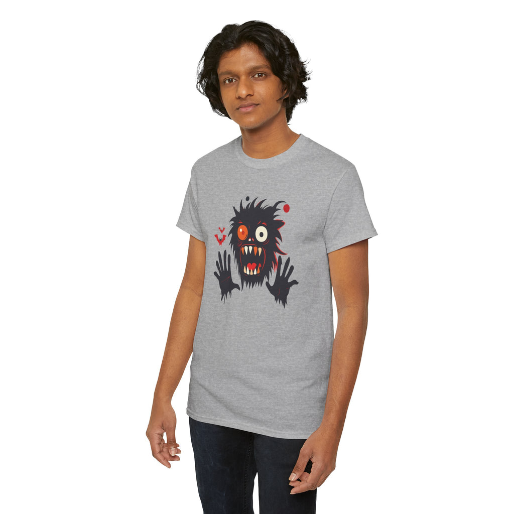 Monster Face T-Shirt Scary Creepy Graphic Tee (Halloween)