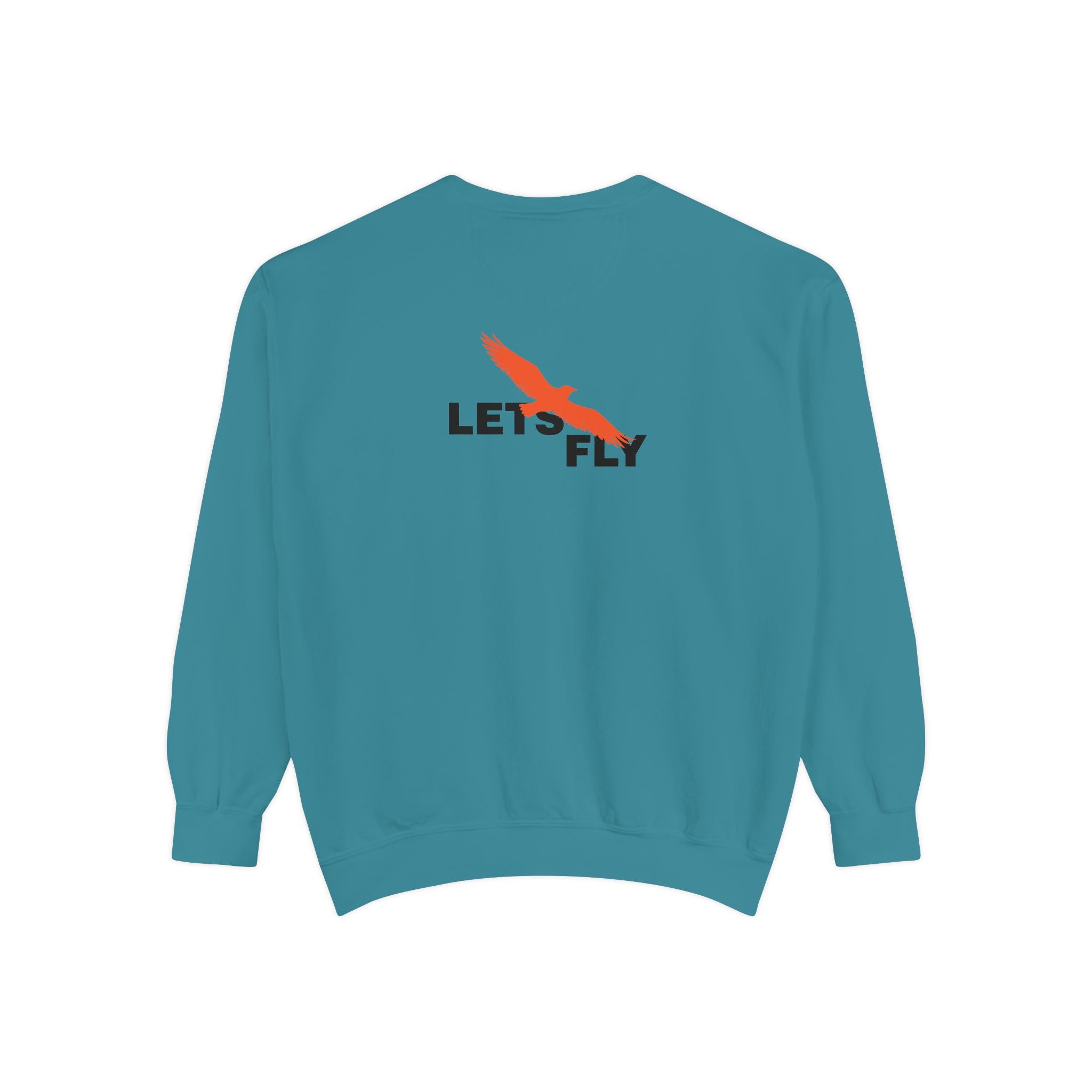 Let's Fly Sweatshirt — Graphic Bird Crewneck for Adventure Lovers