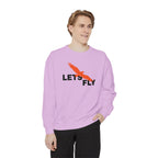 Let's Fly Sweatshirt — Graphic Bird Crewneck for Adventure Lovers