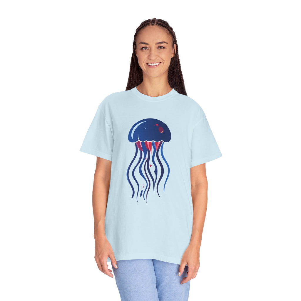 Jellyfish Graphic T-Shirt Nautical Ocean Sea Life Tee