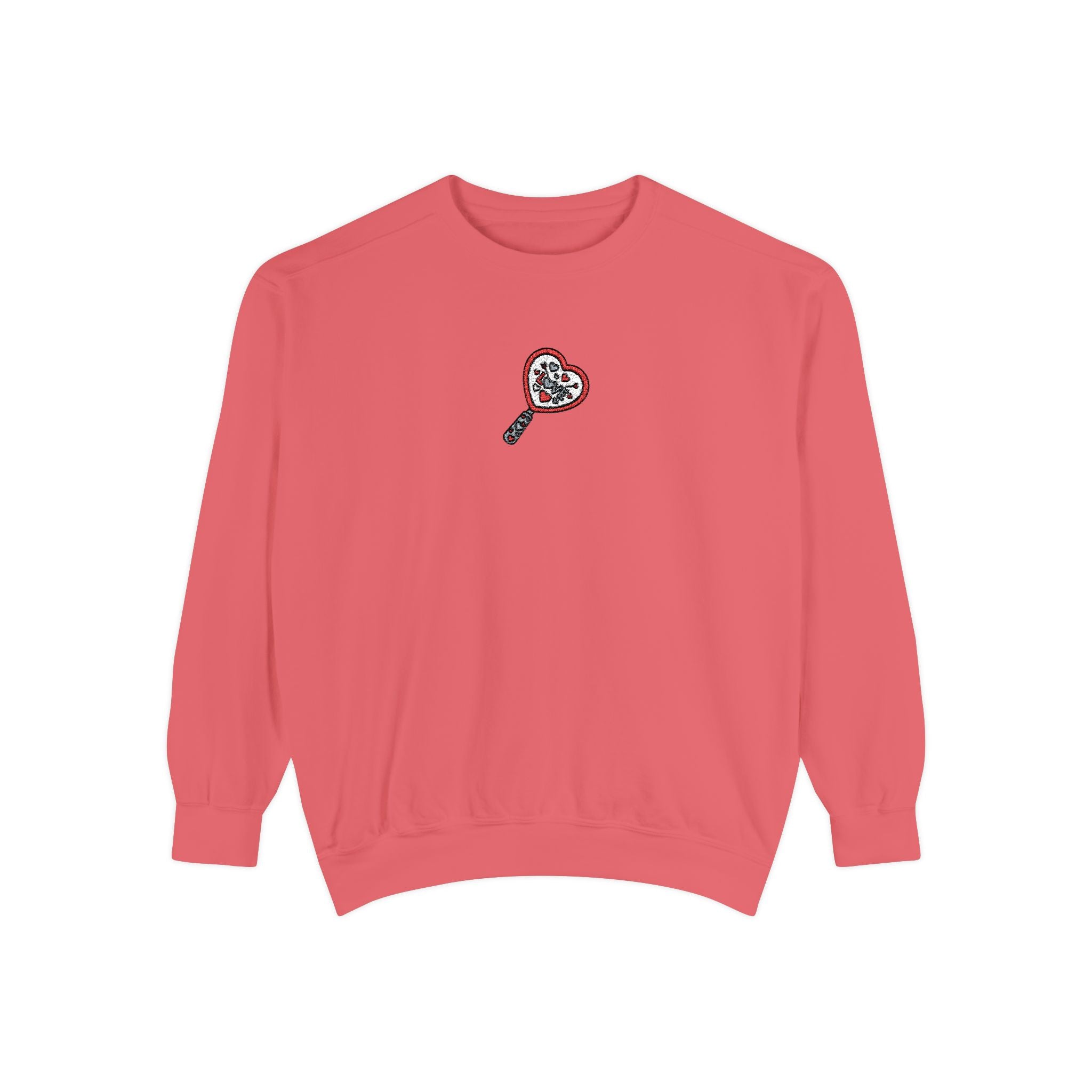 Heart Key Sweatshirt Small Embroidered Heart Key Crewneck