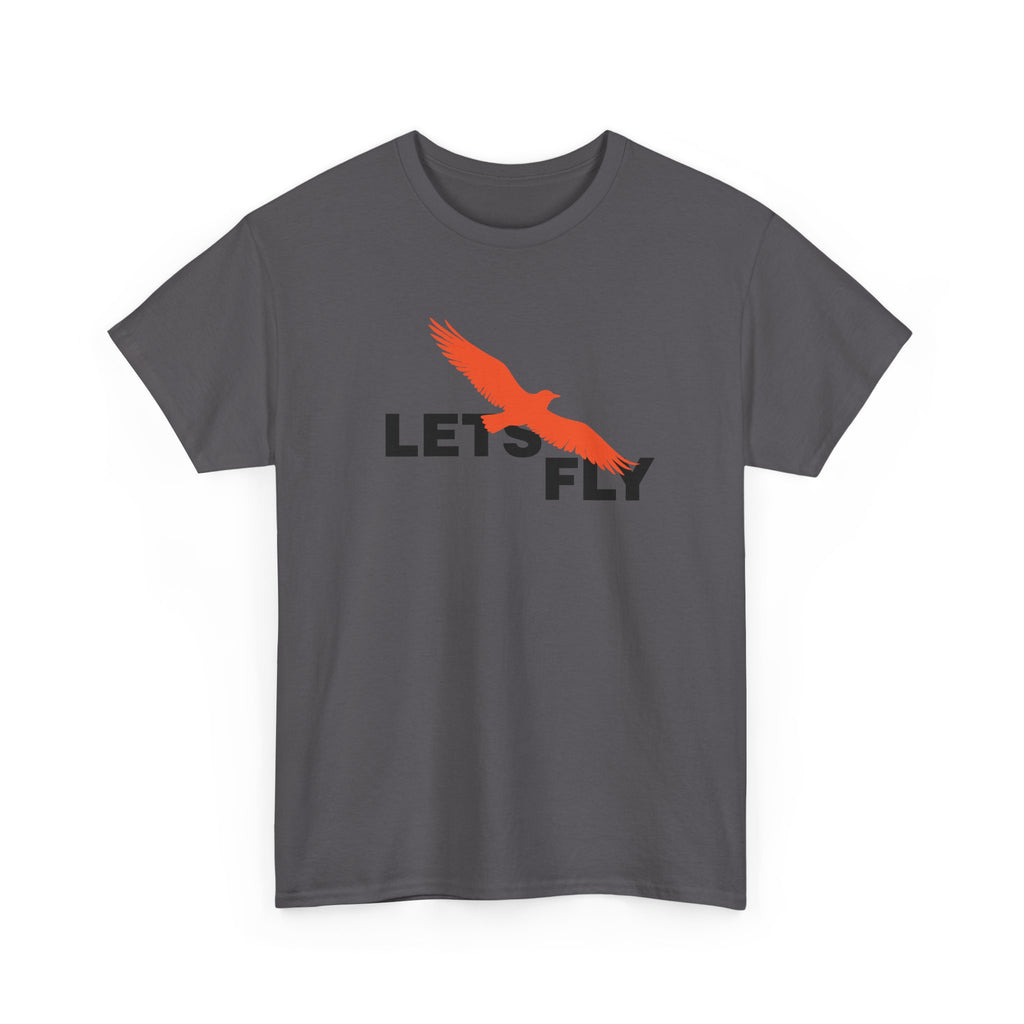 Lets Fly T-Shirt — Minimal Bird Graphic Tee
