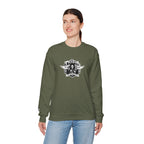 Gothic Band Crest Embroidered Crewneck Sweatshirt