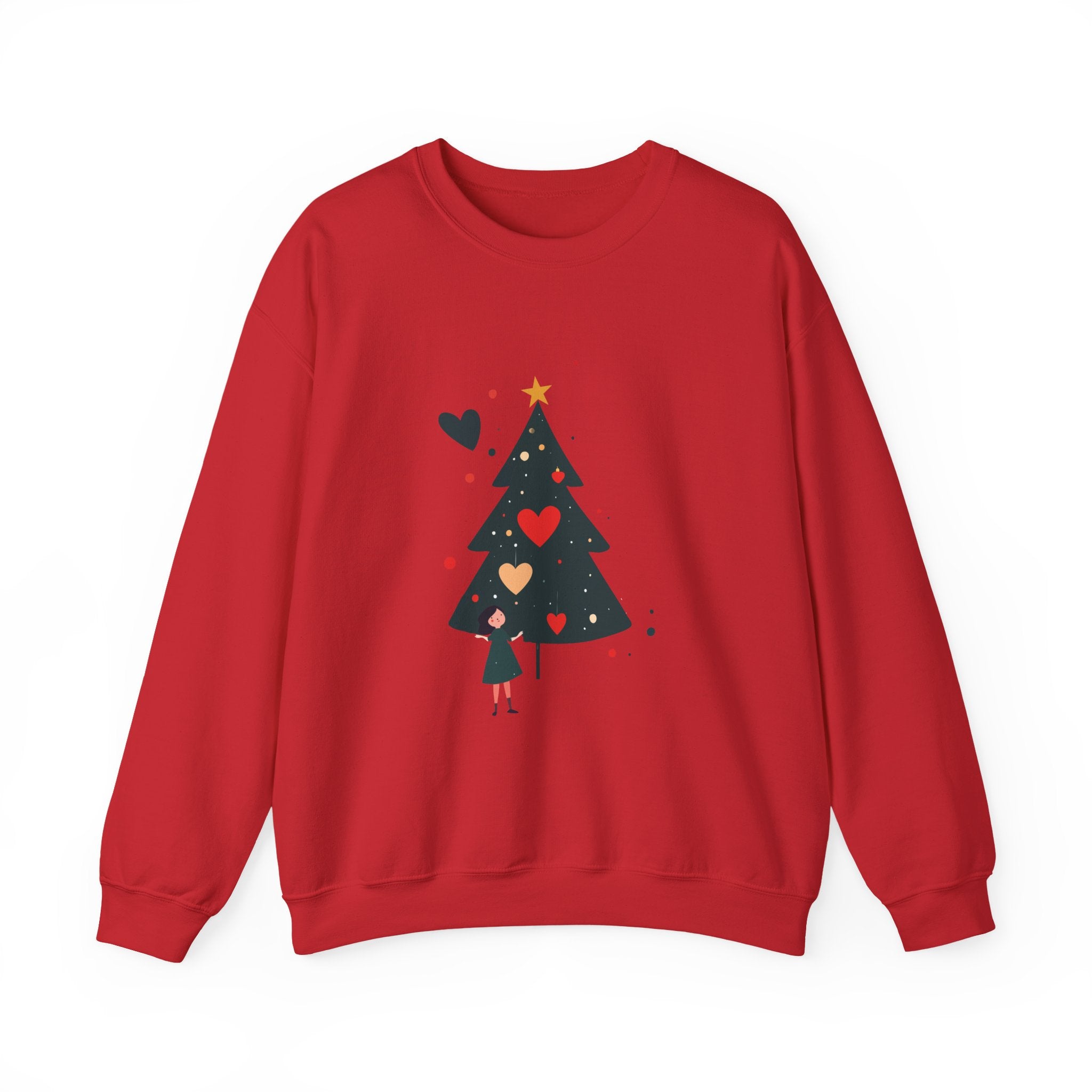 Christmas Tree Heart Sweatshirt