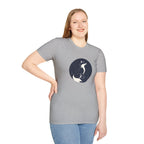 Fox Moon T‑Shirt Minimal Night Sky Fox Graphic Tee