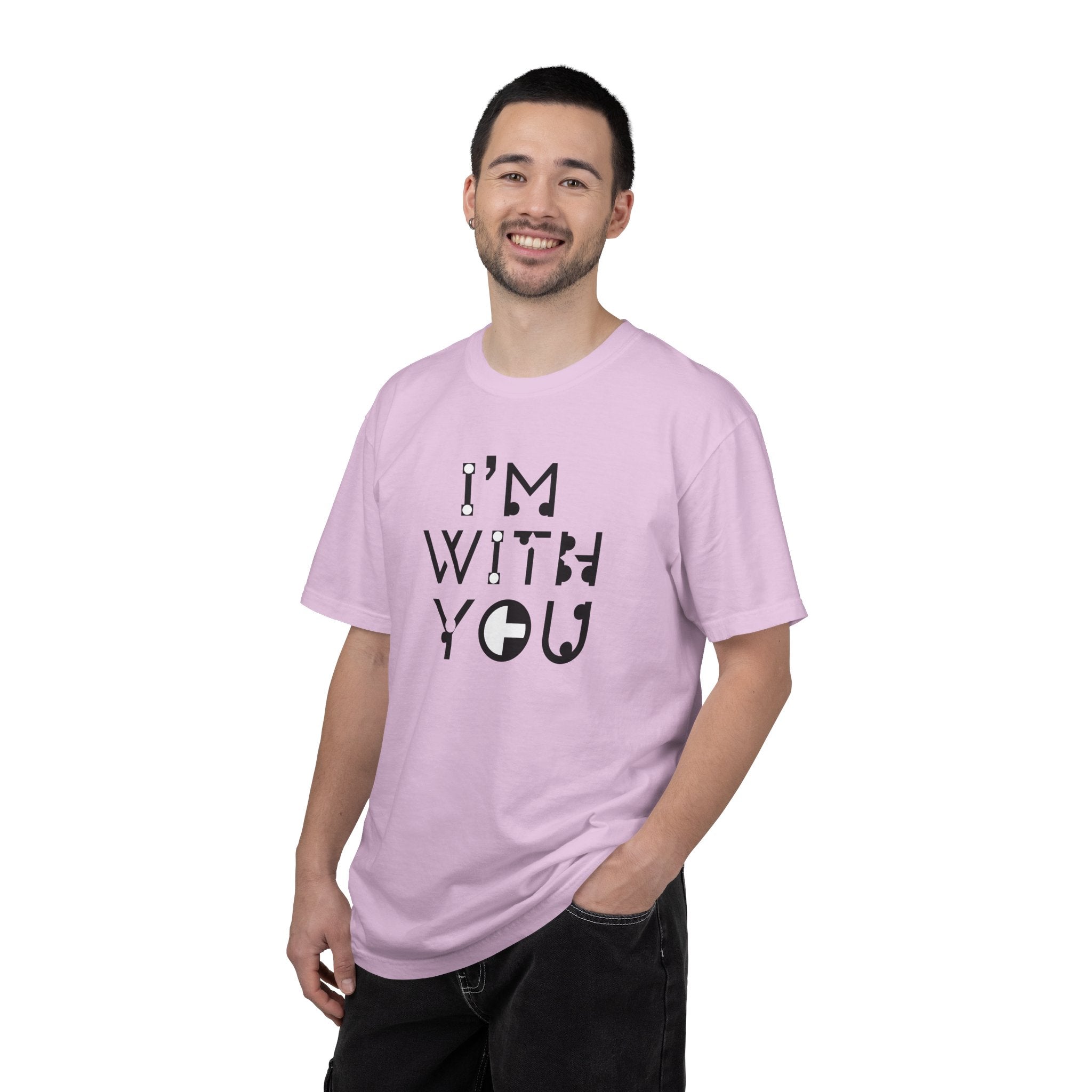 I’m With You Graphic T‑Shirt Bold Typography Tee