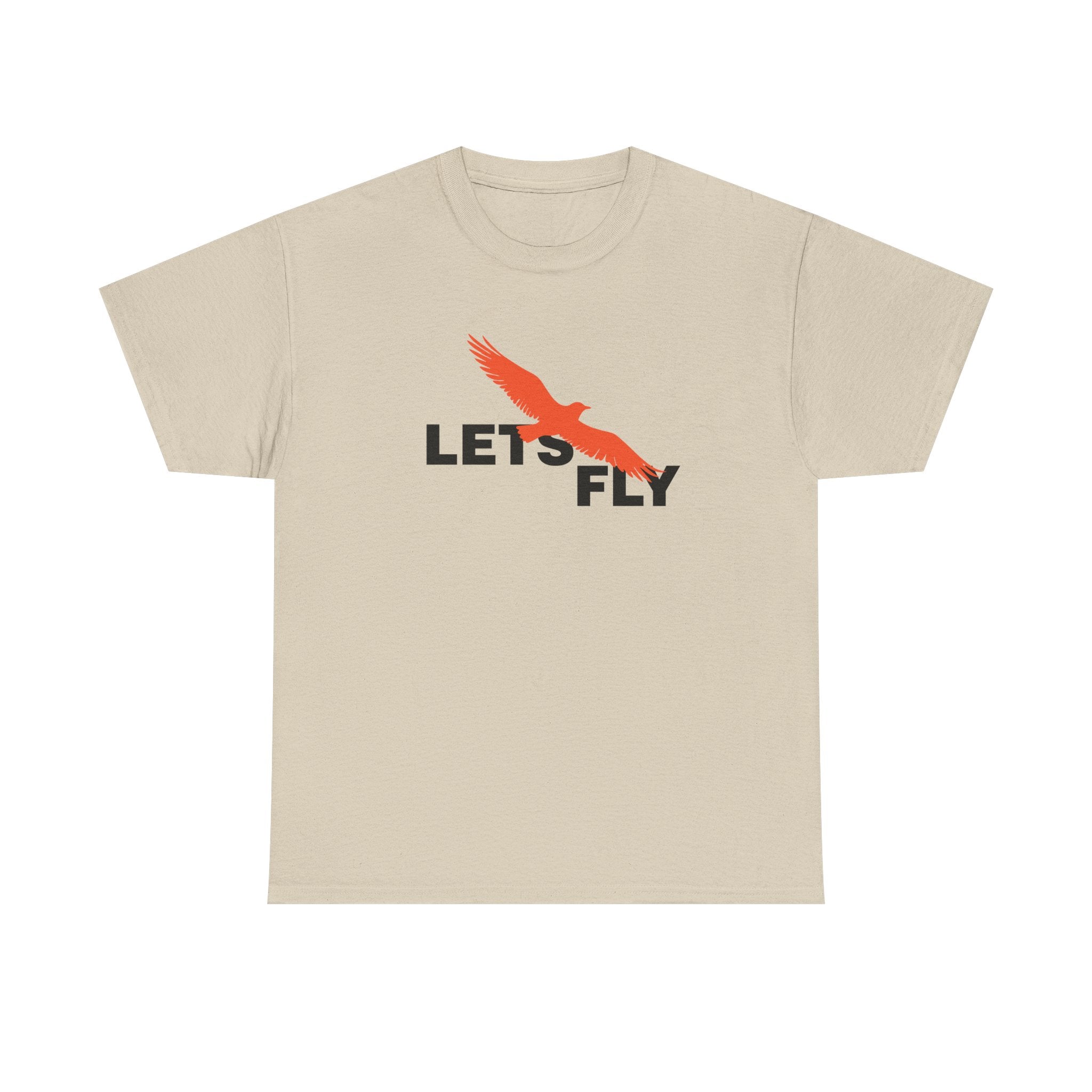Lets Fly T-Shirt — Minimal Bird Graphic Tee