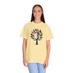 Tree of Faces T-Shirt Colorful Abstract Tree Graphic Tee