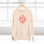 Christmas Wear-Valentine "Day of Love" Hoodie - Heart Graphic Pullover