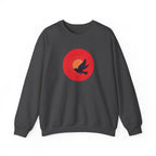 Copy of Bird silhouette sunset Sweatshirt | bird circle sunrise design