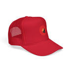 Sunset Bird Trucker Cap | Minimal Nature Logo, Mesh Back Hat