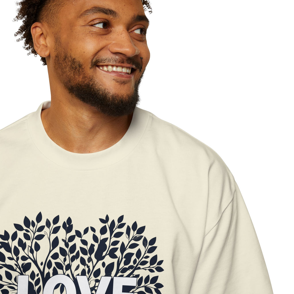Love Tree Tee Men's Oversized Graphic T-Shirt