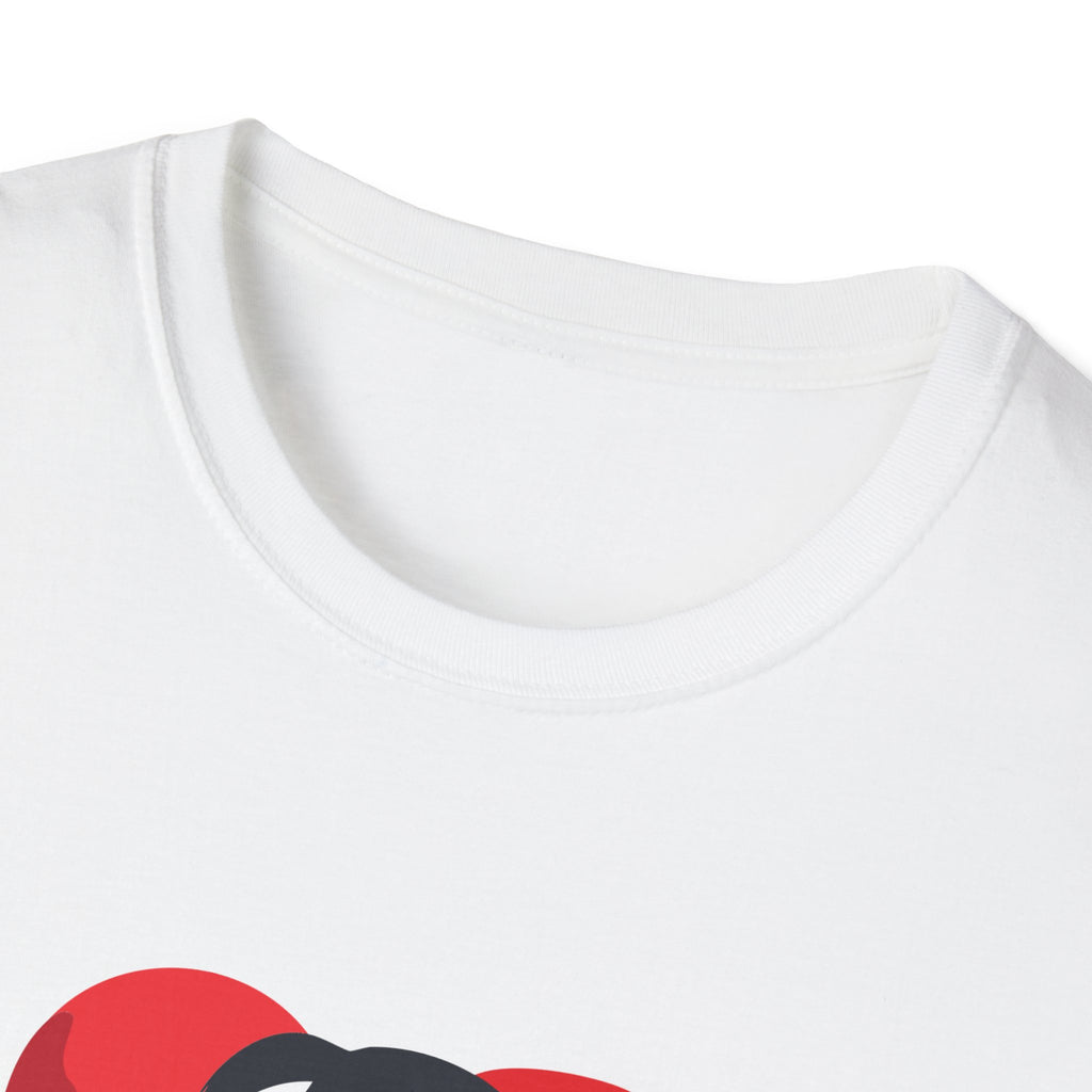 Love Heart Portrait T-Shirt Woman Face Profile