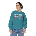 Leave Your Comfort Zone Sweatshirt "3, 2, 1" Motivational Crewneck