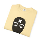 Masked Star Tee  Minimalist Black Mask Graphic T-Shirt