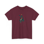 Christmas Tree Tee — Cute Heart Holiday T‑Shirt