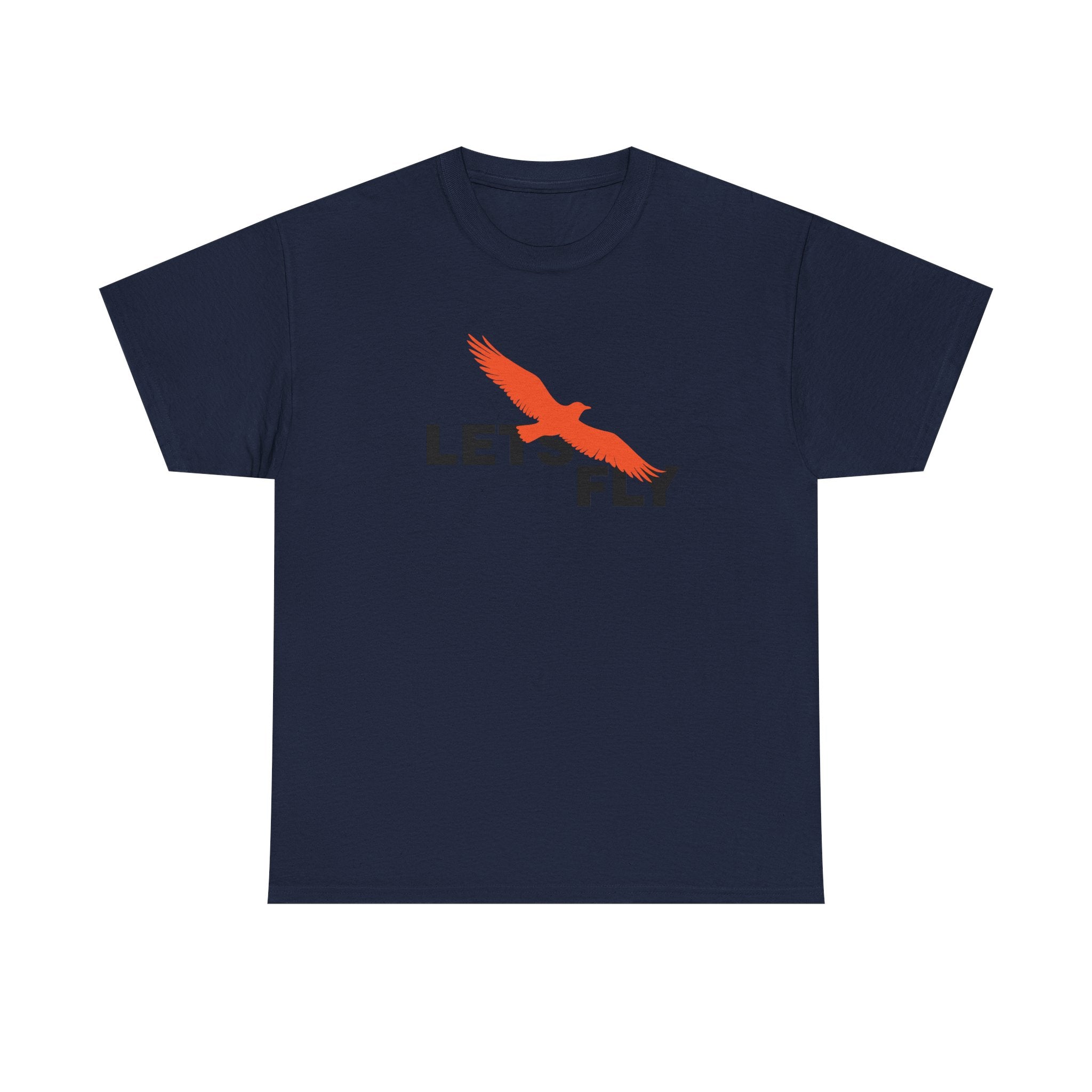 Lets Fly T-Shirt — Minimal Bird Graphic Tee