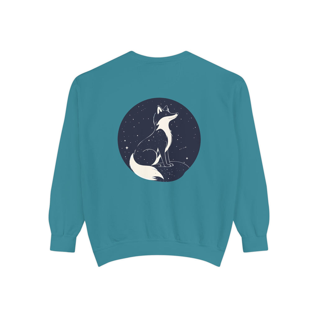 Fox Moon Sweatshirt Vintage Celestial Fox Crewneck
