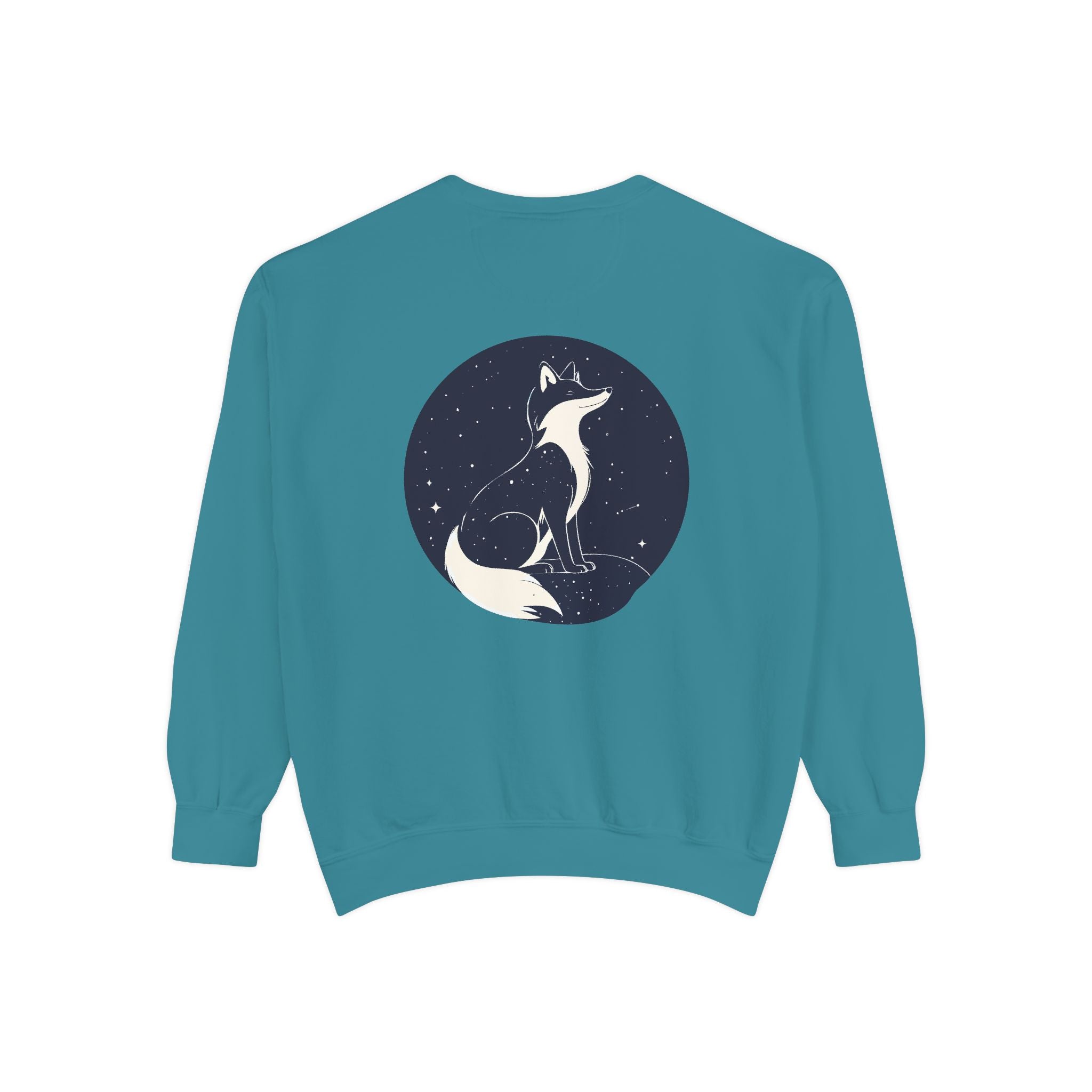 Fox Moon Sweatshirt Vintage Celestial Fox Crewneck