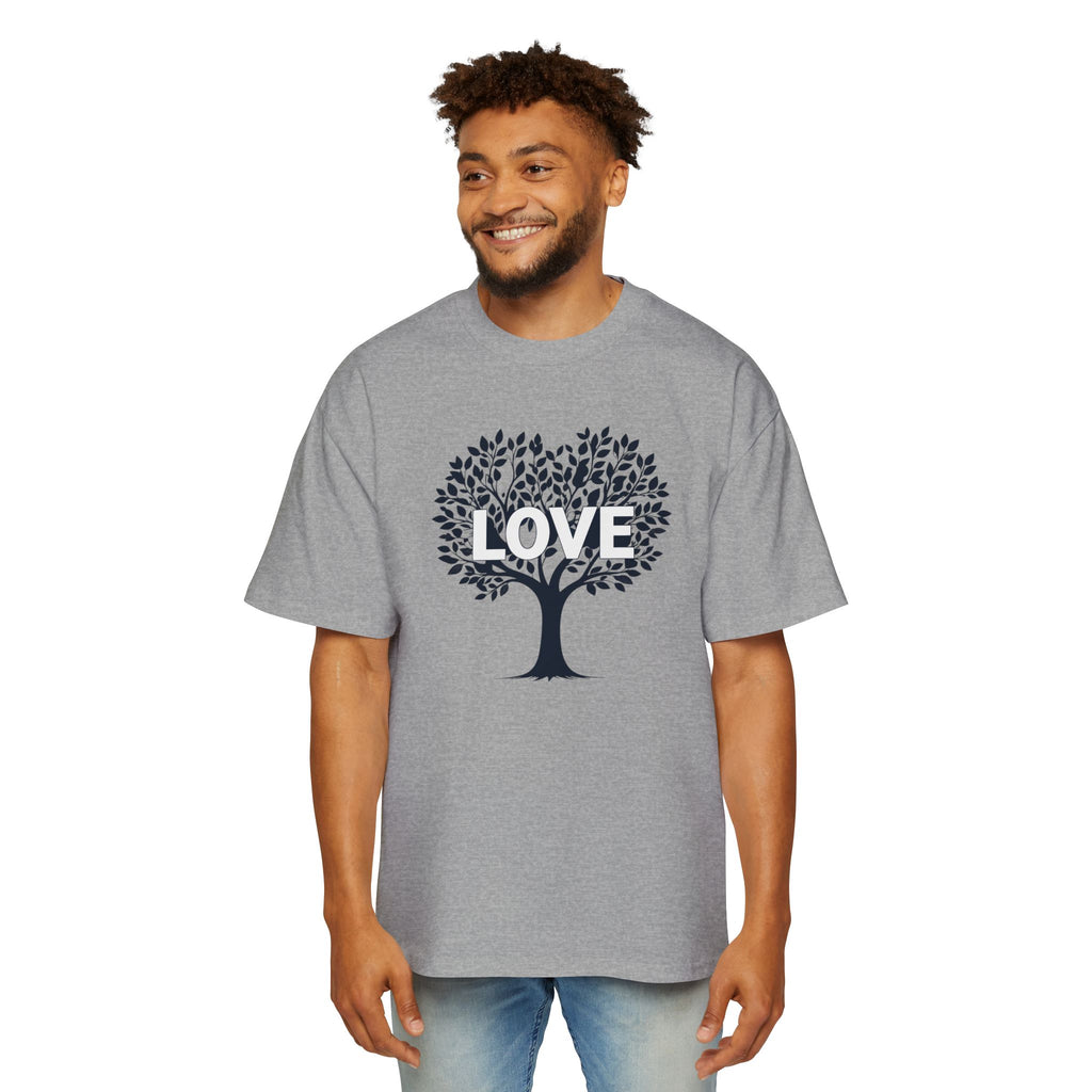 Love Tree Tee Men's Oversized Graphic T-Shirt