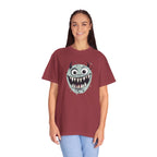 Monster Face T-Shirt Funny Creepy Grinning Monster Graphic Tee