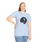Fox Moon T‑Shirt Minimal Night Sky Fox Graphic Tee