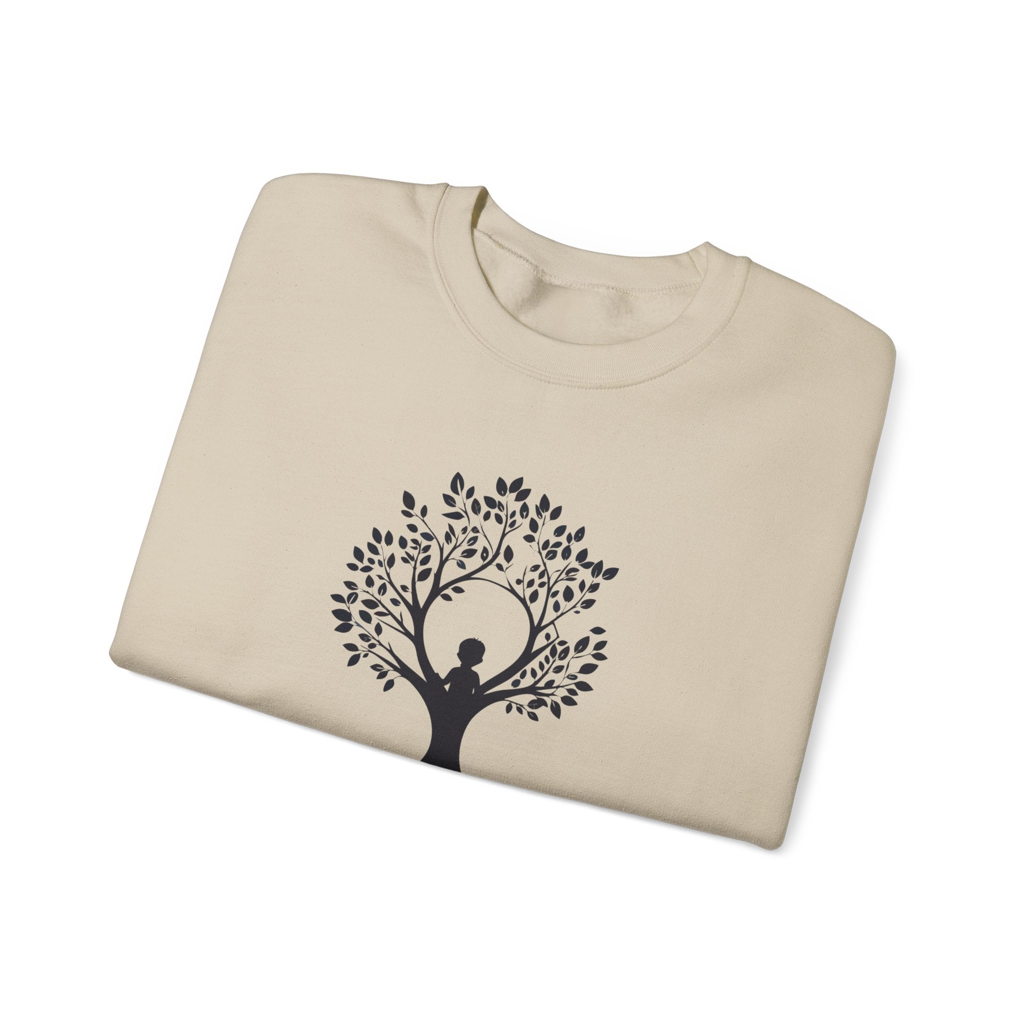 Crewneck Sweatshirt Tree of Life Yoga Silhouette